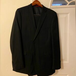 Black Alfani 2-piece suite. Blazer is size 40L. Pants Size 32Wx34L.